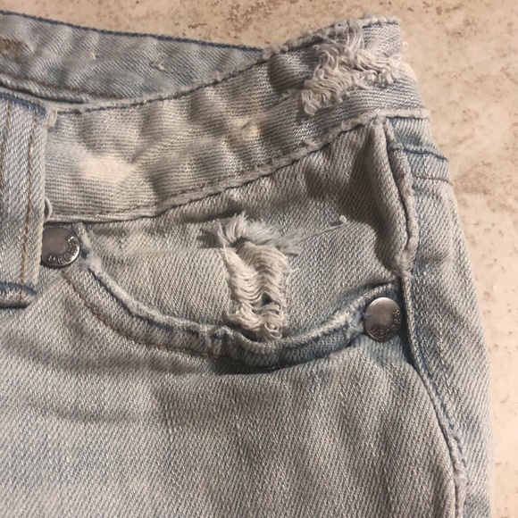 Decree Distressed Skinny Jeans size 3 light Blue - Picture 15 of 16